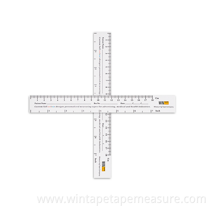 wintape wound measuring paper ruler disposable medical wound ruler 15 18cm